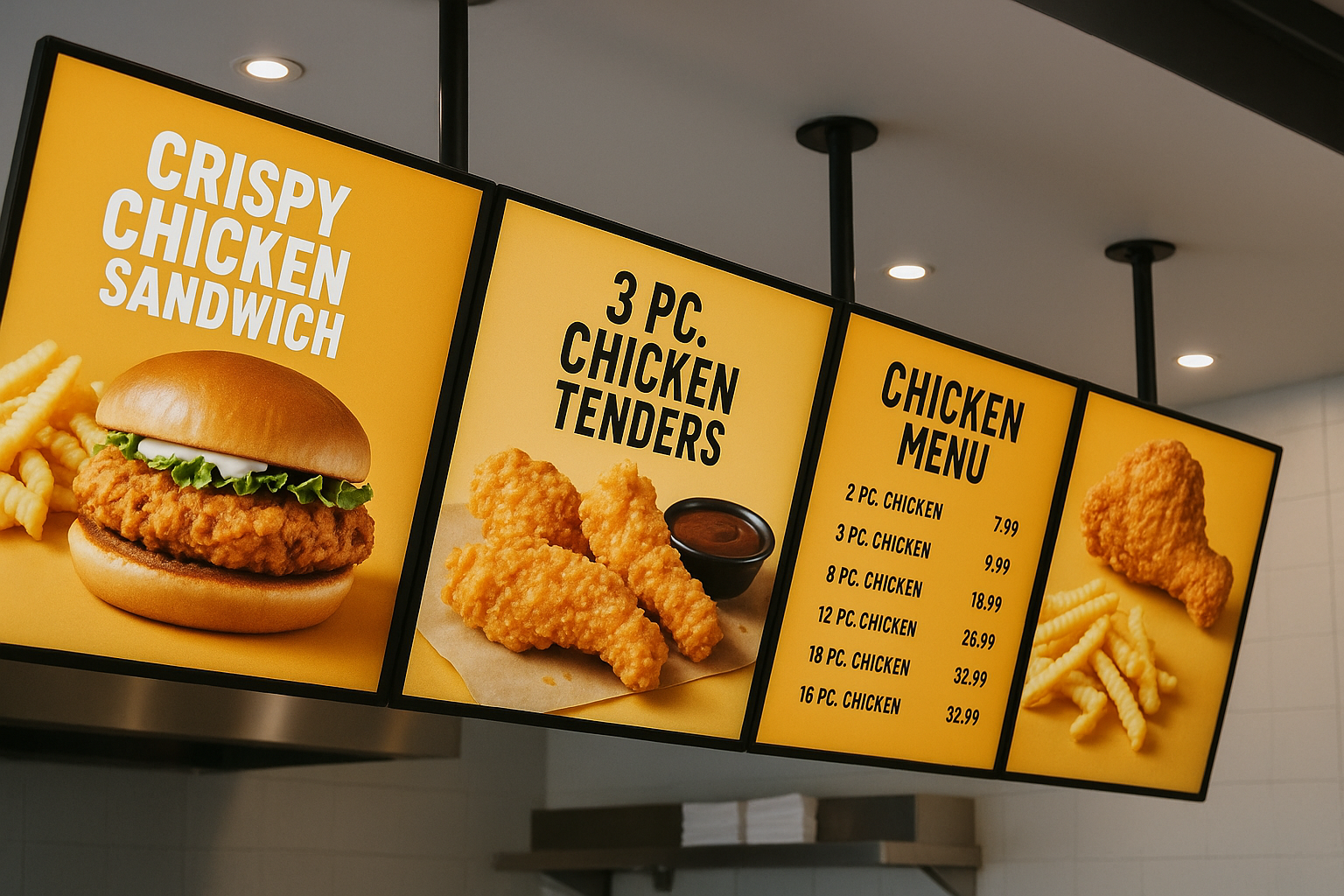 Digital Menu Digital Signage Solution
